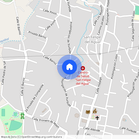 Prolongación de Iturbide, S/N, San Felipe Del Agua 1, Oaxaca De Juárez, Oaxaca, 68020, México