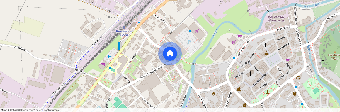 ul. Papieża Jana Pawła II, Kamienna Góra, kamiennogórski, dolnośląskie