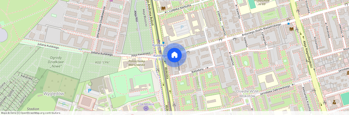 Wołoska 88B, Warszawa, Mokotów, Stary Mokotów