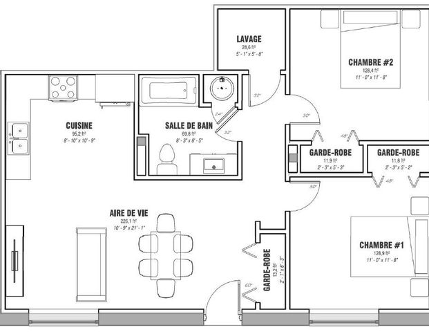 Logement Neuf (4½) Dans Un Triplex - Photo 1