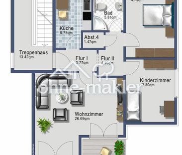 Attraktive Wohnung in Wangelist Hameln mit Einbauküche - Photo 6