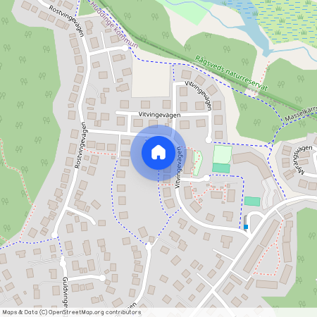 Vitvingevägen, Huddinge