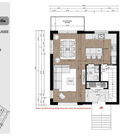 Grand 5 1/2 sur 2 étages, neuf - Photo 4