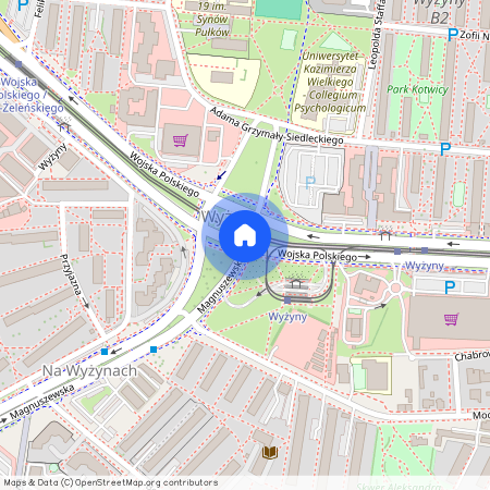 ul. Wojska Polskiego, Bydgoszcz, Wzgórze Wolności