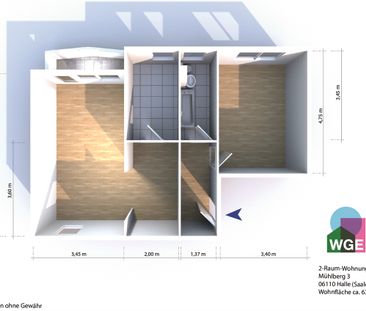 2-Zimmer-Wohnung mit Blick über die Altstadt - Photo 1