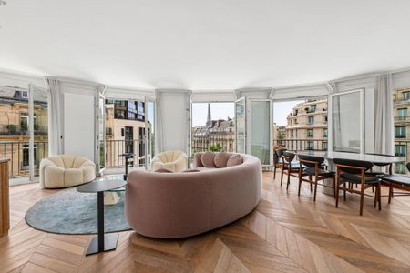 Location Appartement 5 pièces Meublé 130m² PARIS 8ème - Photo 3