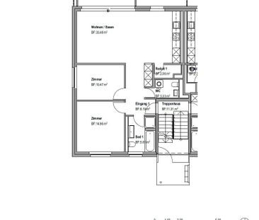 3.5-ZW à 78 m² on the 1st floor left (completely renovated 2022) - Photo 1