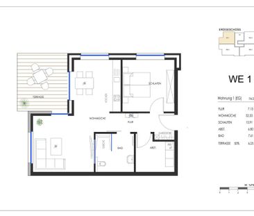 Modernes Wohnen in Voxtrup: Stilvolle 2-Zimmer-Erdgeschosswohnung m... - Photo 2