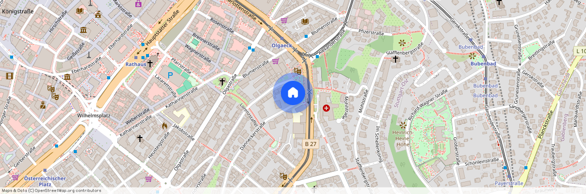 Danneckerstrasse 4, 70182 Stuttgart - Stuttgart-Mitte