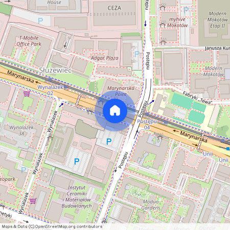 ul. Marynarska, Służewiec, Mokotów, Warszawa, mazowieckie