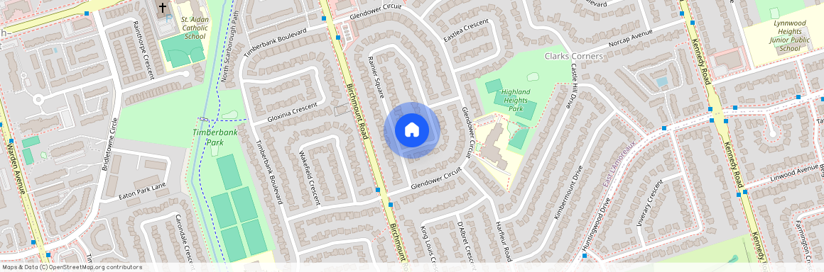 107 Rainier Square Unit# Lower, Toronto