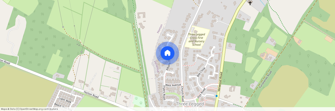 Albany Drive, Three Legged Cross