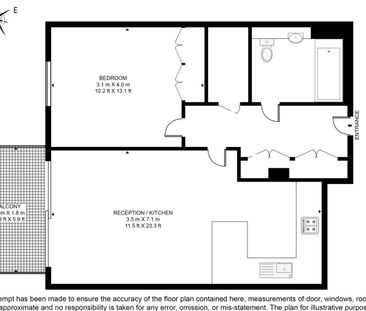 1 Bed Flat, City View Apartments, N4 - Photo 3