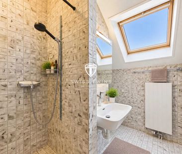 Spacious 4.5-room attic apartment with fireplace and two balconies ... - Photo 6