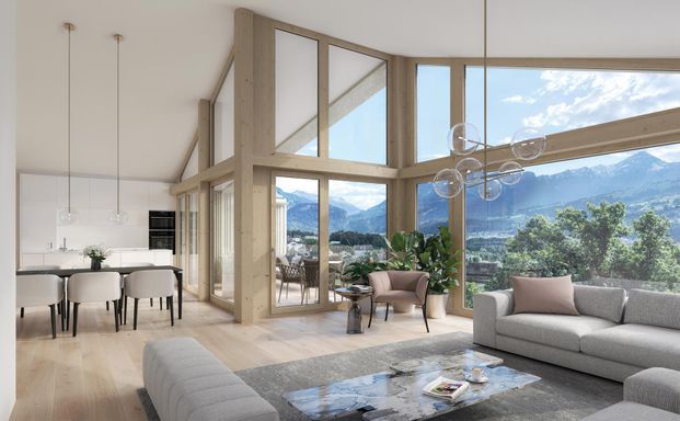 Einzigartige Dachwohnung mit Aussicht - auch als Ferienwohnung - Photo 1