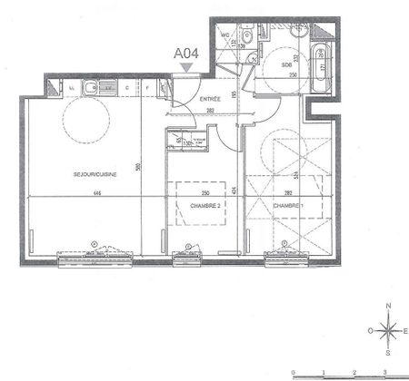 Location Appartement 3 pièces 60m² - Photo 4