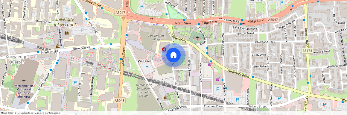 1 Paddington Village, L7 3RG, Liverpool