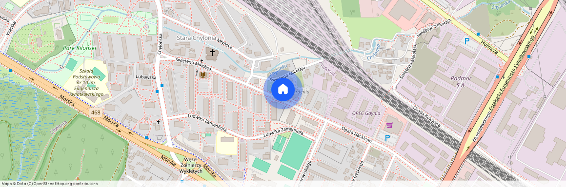 ul. Opata Hackiego, Chylonia, Gdynia, pomorskie