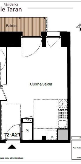 Location Appartement 2 pièces 40m² TOULOUSE 31400 - Photo 2