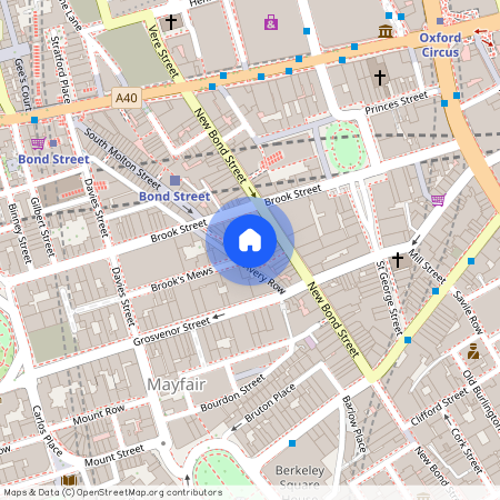 Lancashire Court, Mayfair, W1S