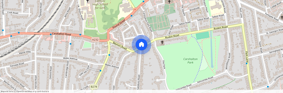 Carshalton Park Road, Carshalton, Greater London, SM5