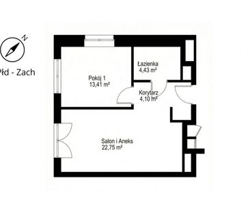 PIERWSZY najem! 2 pokoje | Marcelin | Zwierzolubne 44.69 m² - Photo 1