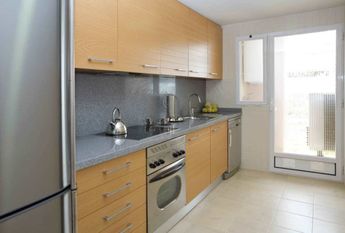 For long-term rent: apartment in Javea, Golden Garden urbanization, with 2 bedrooms and a pool.