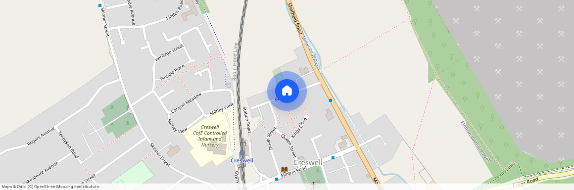 Baker Street, Creswell, Derbyshire, S80