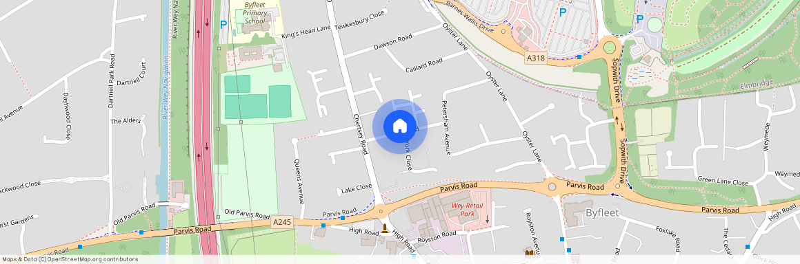 York Road, Byfleet, West Byfleet, Surrey, KT14