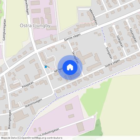 Östra Ljungby, Skåne, Klippan, N P Nilssons väg 8E