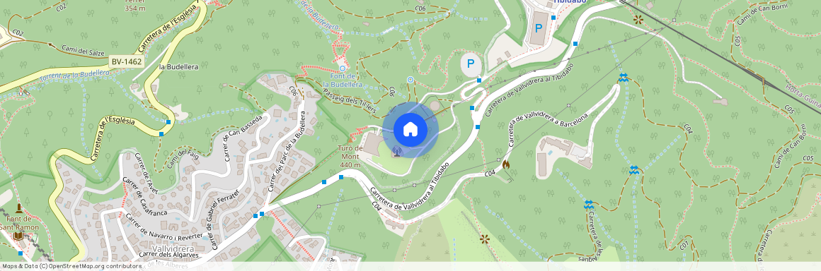 Camí de Vallvidrera al Tibidabo, Barcelona, Catalonia 08017