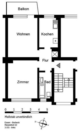 *moderne und renovierte Balkonwohnung mit Tageslichtbad* - Foto 4