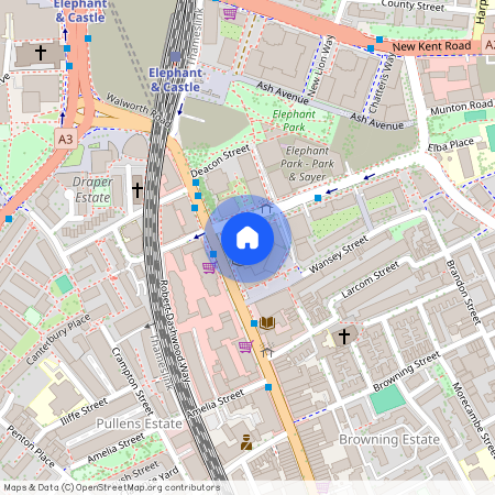 Walworth Road, Elephant and Castle, London, SE17