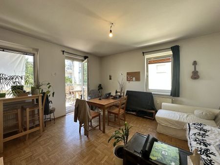 Perfekt aufgeteilte 2-Zimmer-Wohnung mit großem Balkon im Grazer Bezirk Eggenberg – Unbefristeter Mietvertrag! – Provisionsfrei! - Foto 3