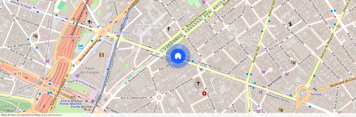 Rue Labie et Avenue des Ternes 75017 Paris (17e arrondissement)