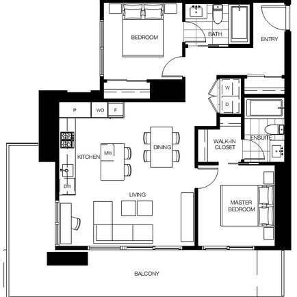 City of Lougheed - 2 Bed 2 Bath - 270sqft Balcony - Photo 3