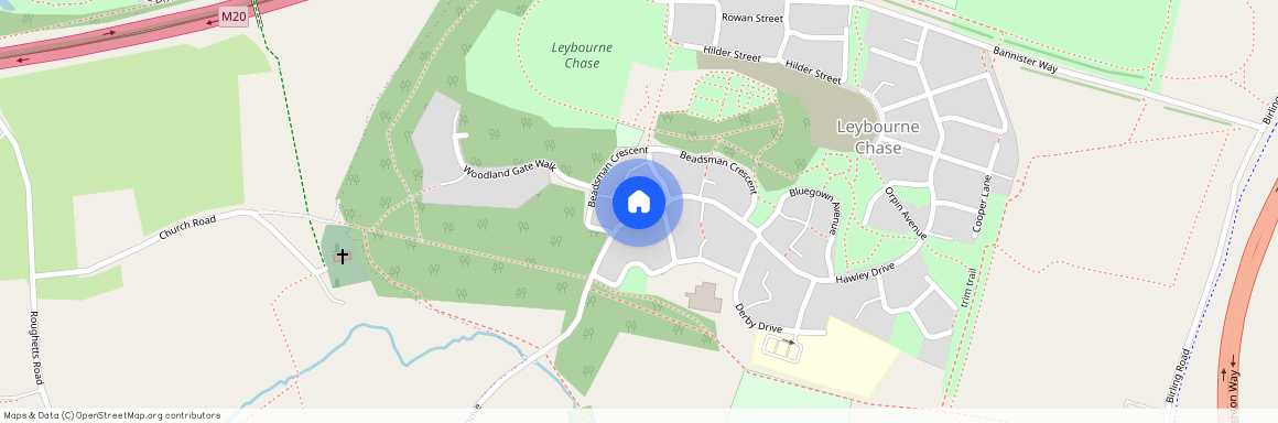 Flat 3, 23 Hawley Drive, ME19 5FE