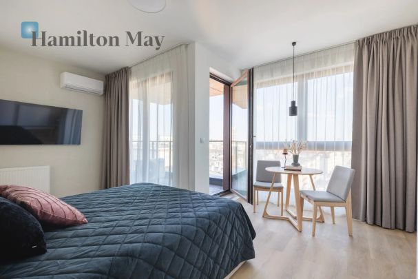 Studio w wysokim standardzie z klimatyzacją i balkonem - Photo 1