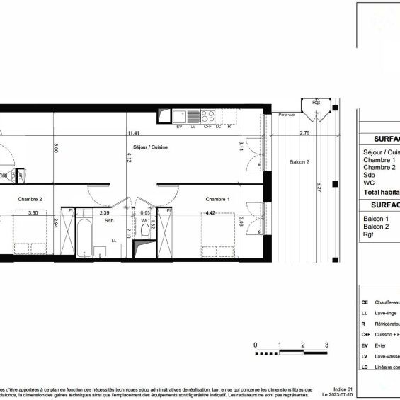 Location Appartement 3 pièces 67m² TOULOUSE 31400 - Photo 2