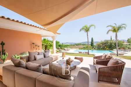 LOCATION SAISONNIÈRE - GRIMAUD - VILLA MODERNE - VUE MER PANORAMIQUE - 5 CHAMBRES - DÉPENDANCE - PISCINE - Photo 4