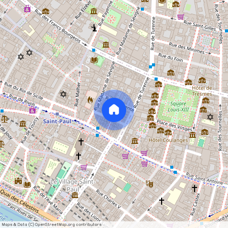 Place du Marché Sainte-Catherine, Francja, Paris