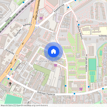 mjr. Ryszarda Nuszkiewicza, Kraków-Śródmieście, Kraków