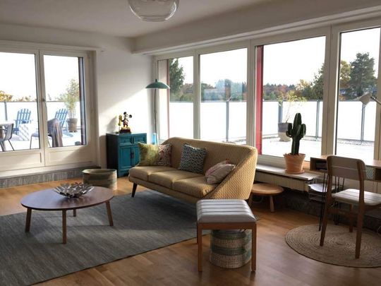Genius attic apartment with a fantastic terrace near the Greifensee lake - Photo 1