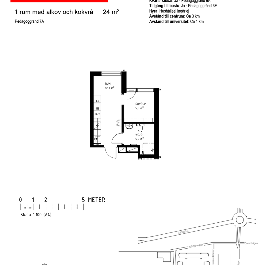 Pedagoggränd 7 A - Foto 2