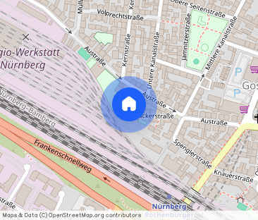 Großzügige 2-Wohnung im Erdgeschoss in 90429 Nürnberg-Gostenhof - Foto 1