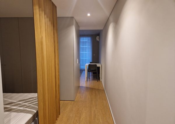 Apartamento T0+1 situado na Forca, em Aveiro, mobilado e equipado.