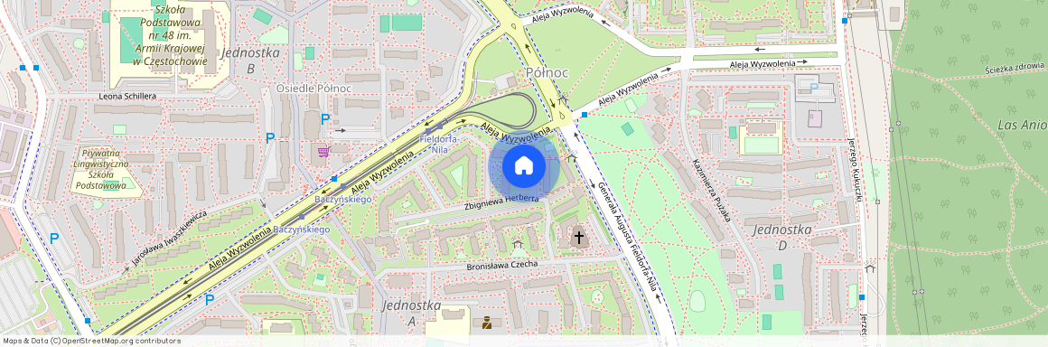 ul. Herberta, Północ, Częstochowa, śląskie