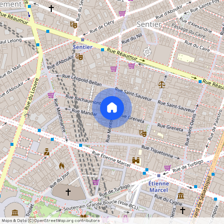 Rue Greneta et Rue Montorgueil 75002 Paris (2e arrondissement)