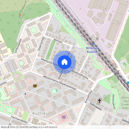 ul. Rewalska, Kuźniki, Fabryczna, Wrocław, dolnośląskie