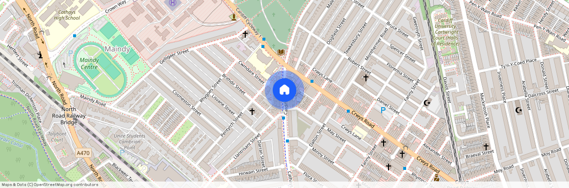 Cathays Terrace, CF24 4JA, Cathays